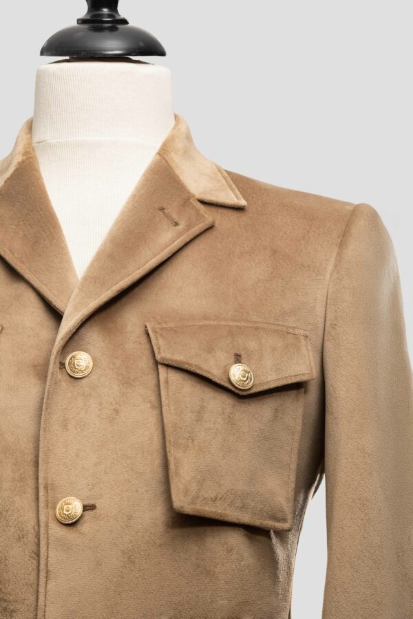 Blazer Safari Beige Velour – Image 3