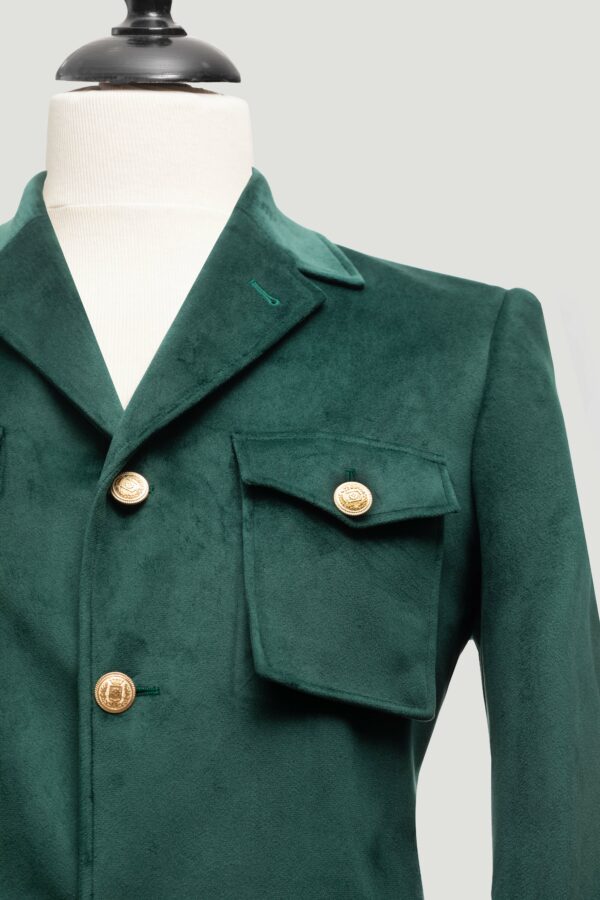 Blazer Safari Vert Velour – Image 2