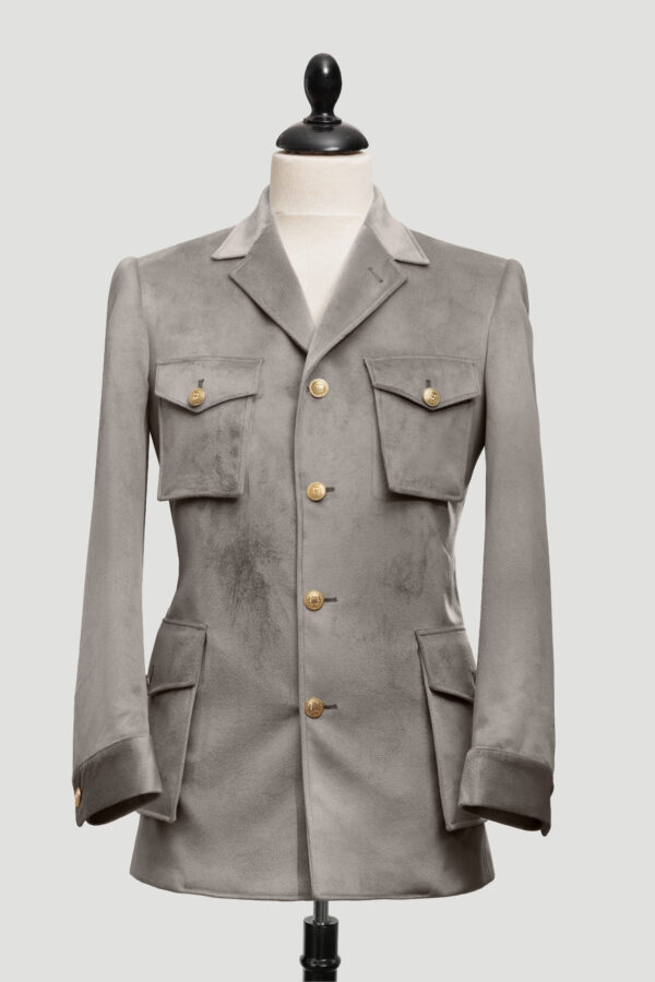 Blazer Safari Gris Velour