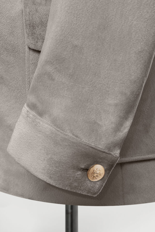 Blazer Safari Gris Velour – Image 3