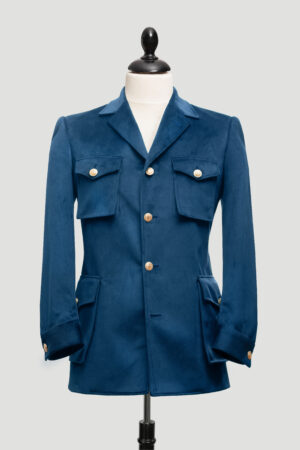 Blazer Safari Bleu Velour