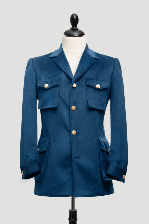 Blazer Safari Bleu Velour