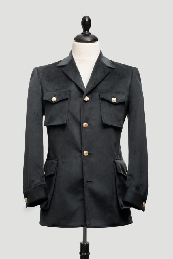 Blazer Safari Noir Velour