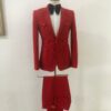 Costume 4 poches Rouge