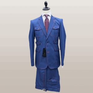 Costume 4 poches Bleu