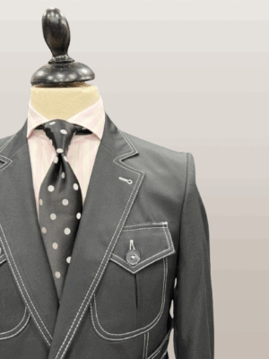 Alternative view of Costume 4 poches Noir