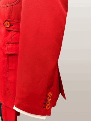 Alternative view of Costume 4 poches Rouge