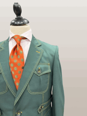 Alternative view of Costume 4 poches Vert