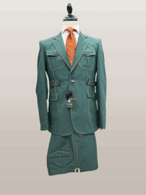 Costume 4 poches Vert