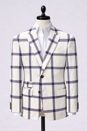 COSTUME GOLFIER A CARREAU VIOLET 3 PIÈCES